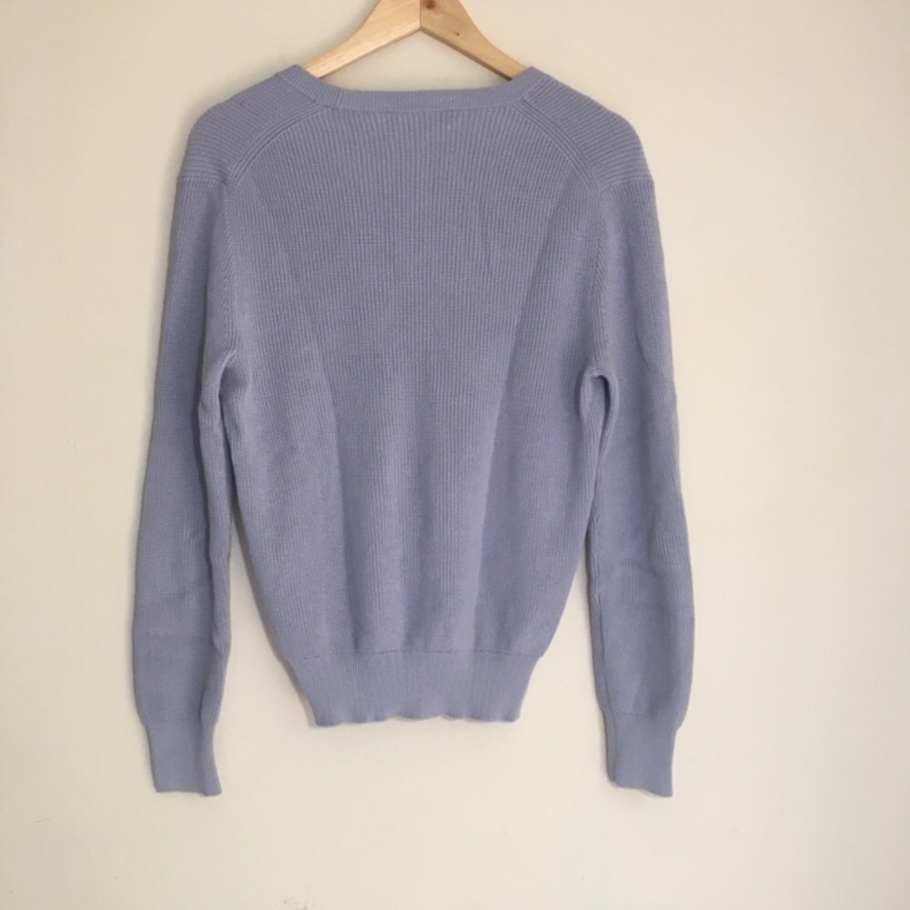 🍑J. Crew Lavender Ribbed Cardigan - Picture 5 of 6
